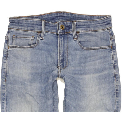 G-Star 3301 Deconstructed Men Blue Skinny Slim Stretch Jeans W28 L31