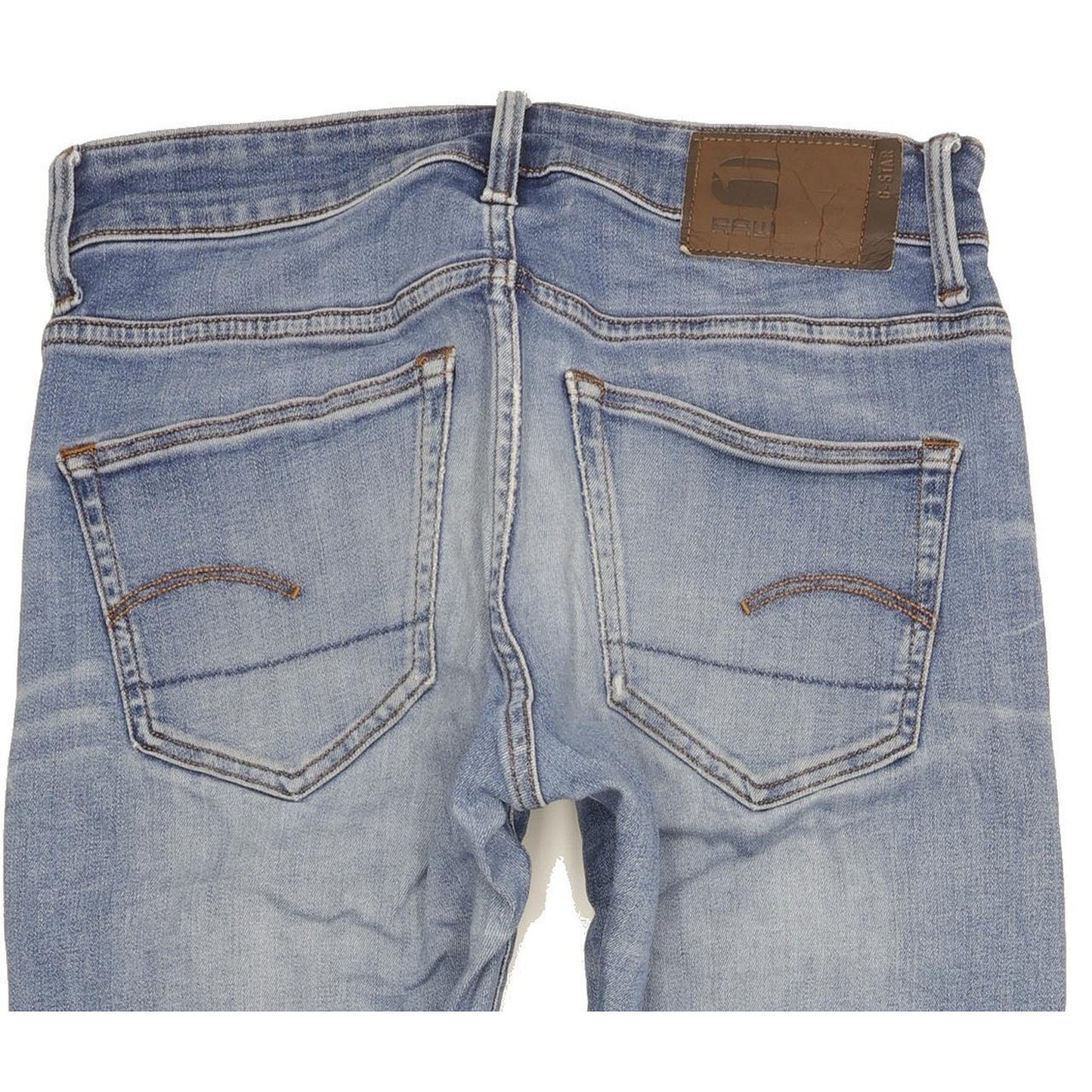 G-Star 3301 Deconstructed Men Blue Skinny Slim Stretch Jeans W28 L31