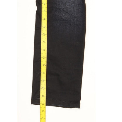 G-Star Attacc Mid Women Navy Straight Slim Stretch Jeans W26 L29