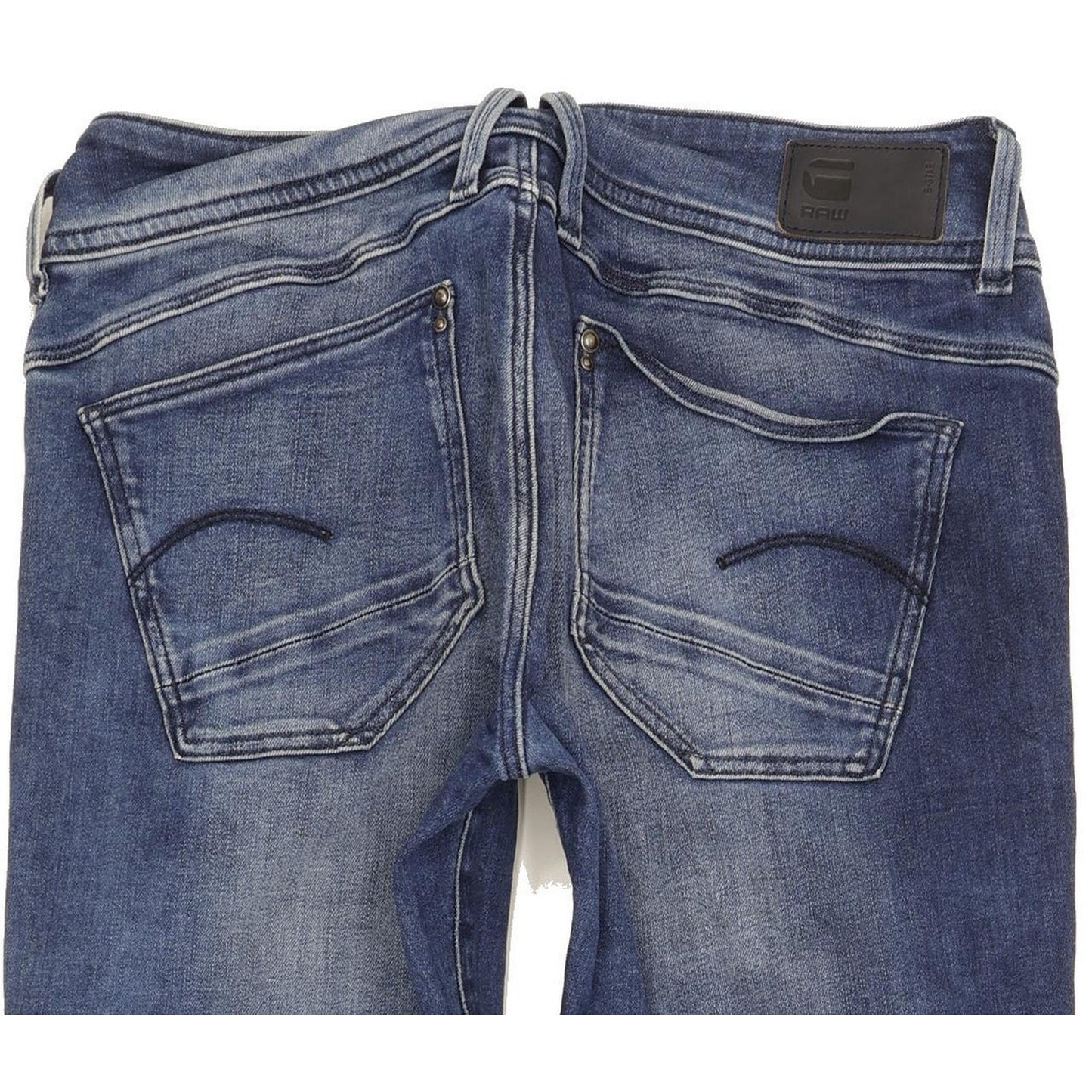 G-Star Lynn Mid Women Blue Skinny Slim Stretch Jeans W30 L33