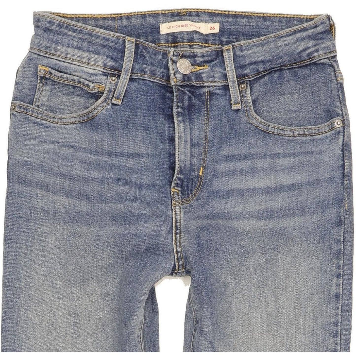 Levi's 721 Women Blue Skinny Slim Jeans W26 L27