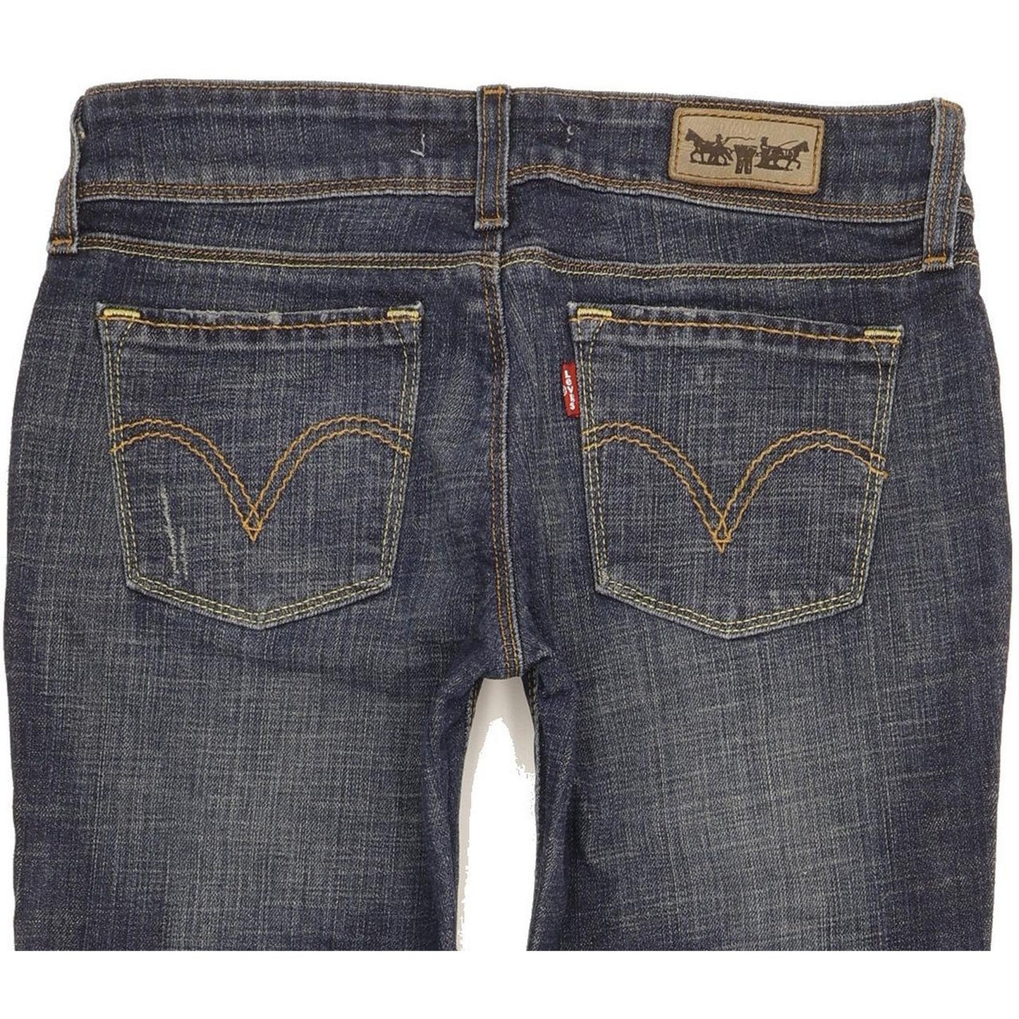 Levi's 571 Women Blue Straight Slim Stretch Jeans W29 L27
