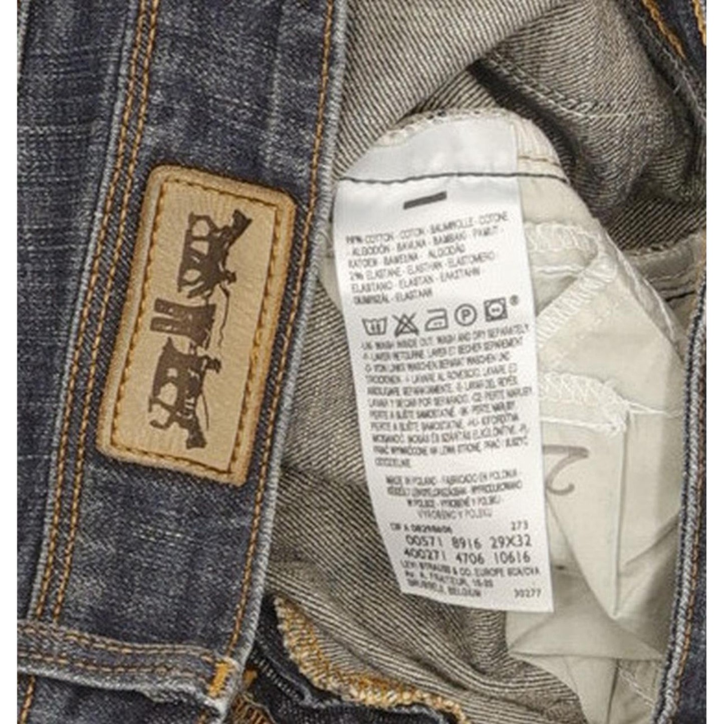 Levi's 571 Women Blue Straight Slim Stretch Jeans W29 L27