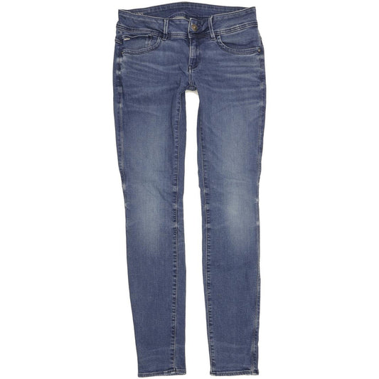 G-Star Lynn Women Blue Skinny Slim Stretch Jeans W30 L33