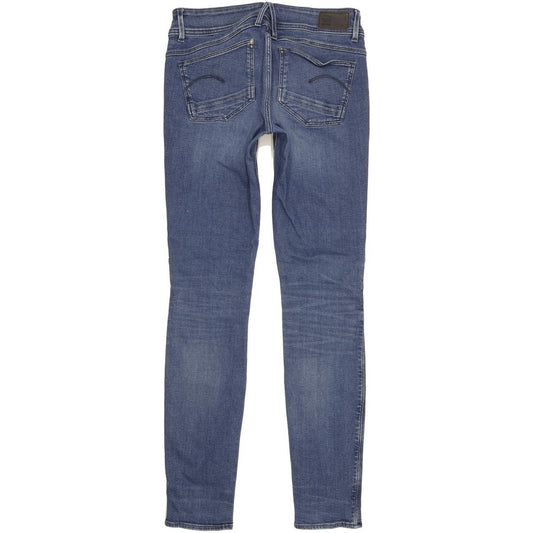 G-Star Lynn Women Blue Skinny Slim Stretch Jeans W30 L33