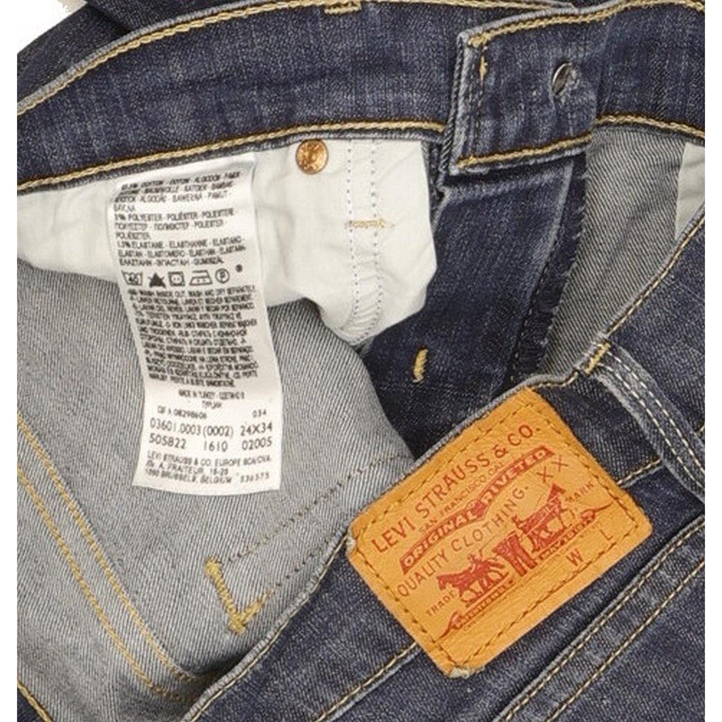 Levi's Women Blue Skinny Slim Stretch Jeans W25 L33