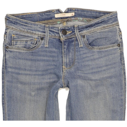Levi's 711 Women Blue Skinny Slim Stretch Jeans W26 L25