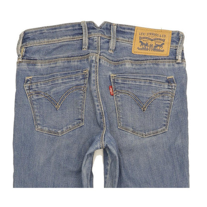 Levi's 711 Women Blue Skinny Slim Stretch Jeans W26 L25