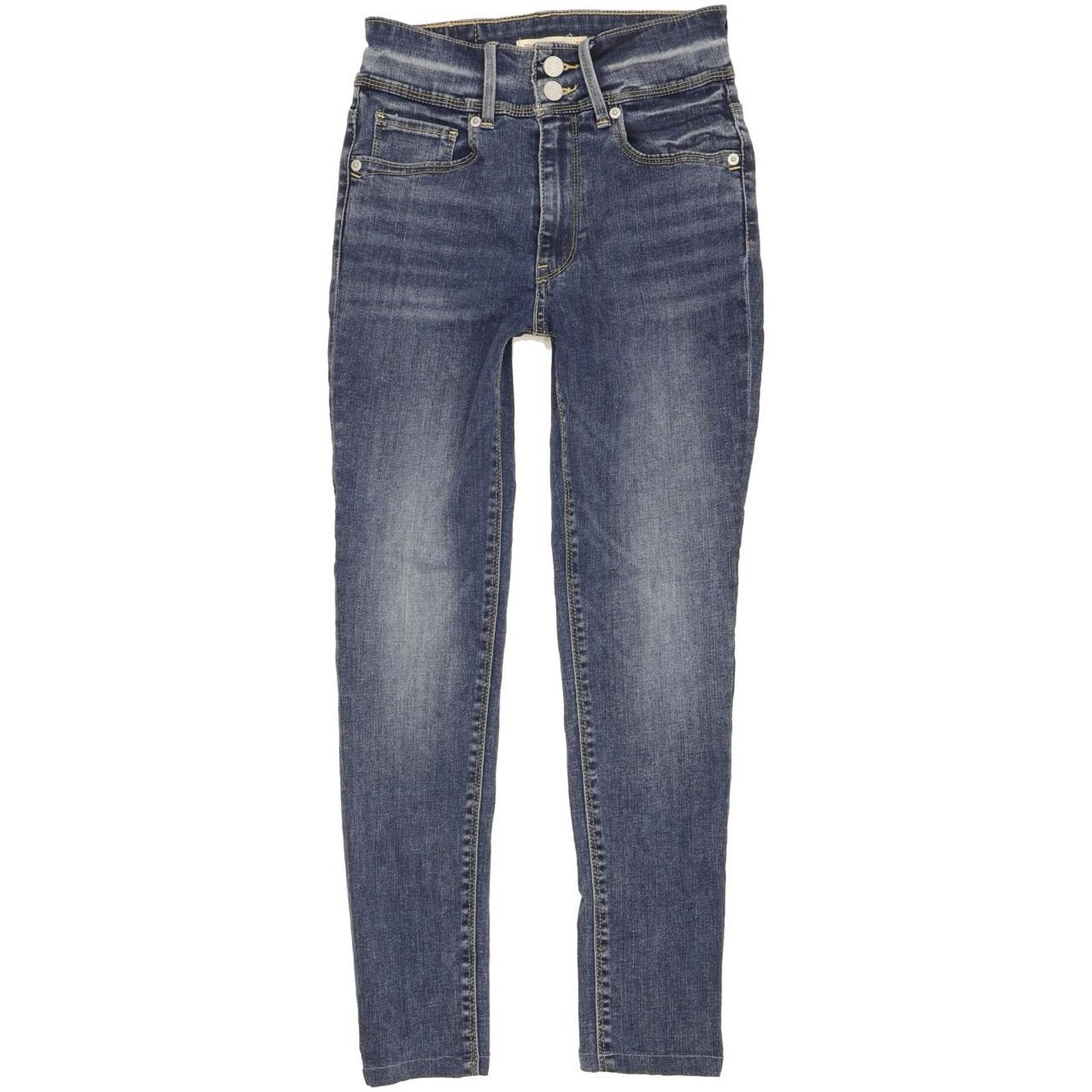 Levi's 721 Women Blue Skinny Slim Stretch Jeans W27 L25