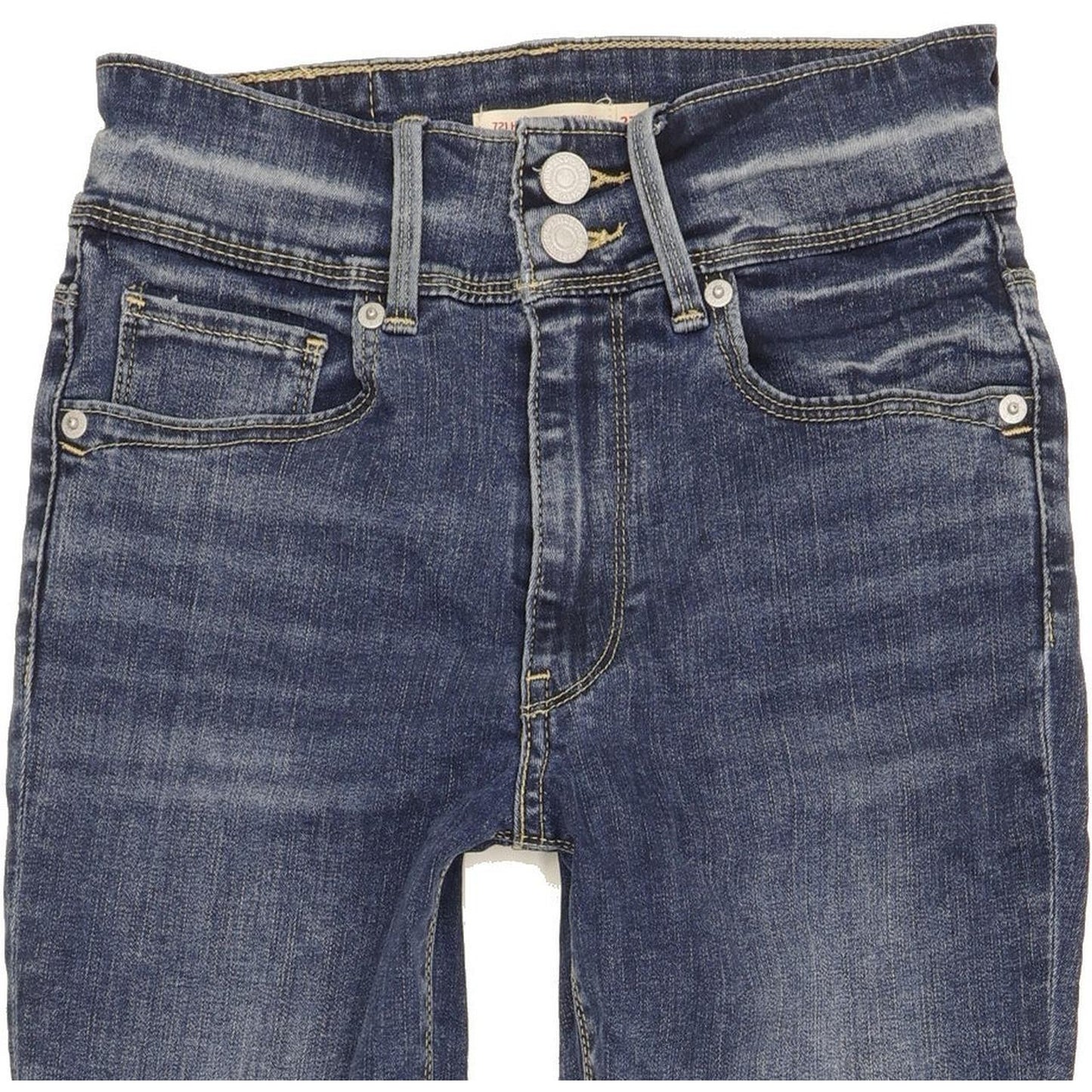 Levi's 721 Women Blue Skinny Slim Stretch Jeans W27 L25