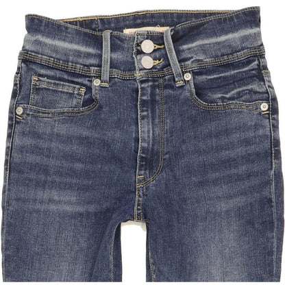 Levi's 721 Women Blue Skinny Slim Stretch Jeans W27 L25