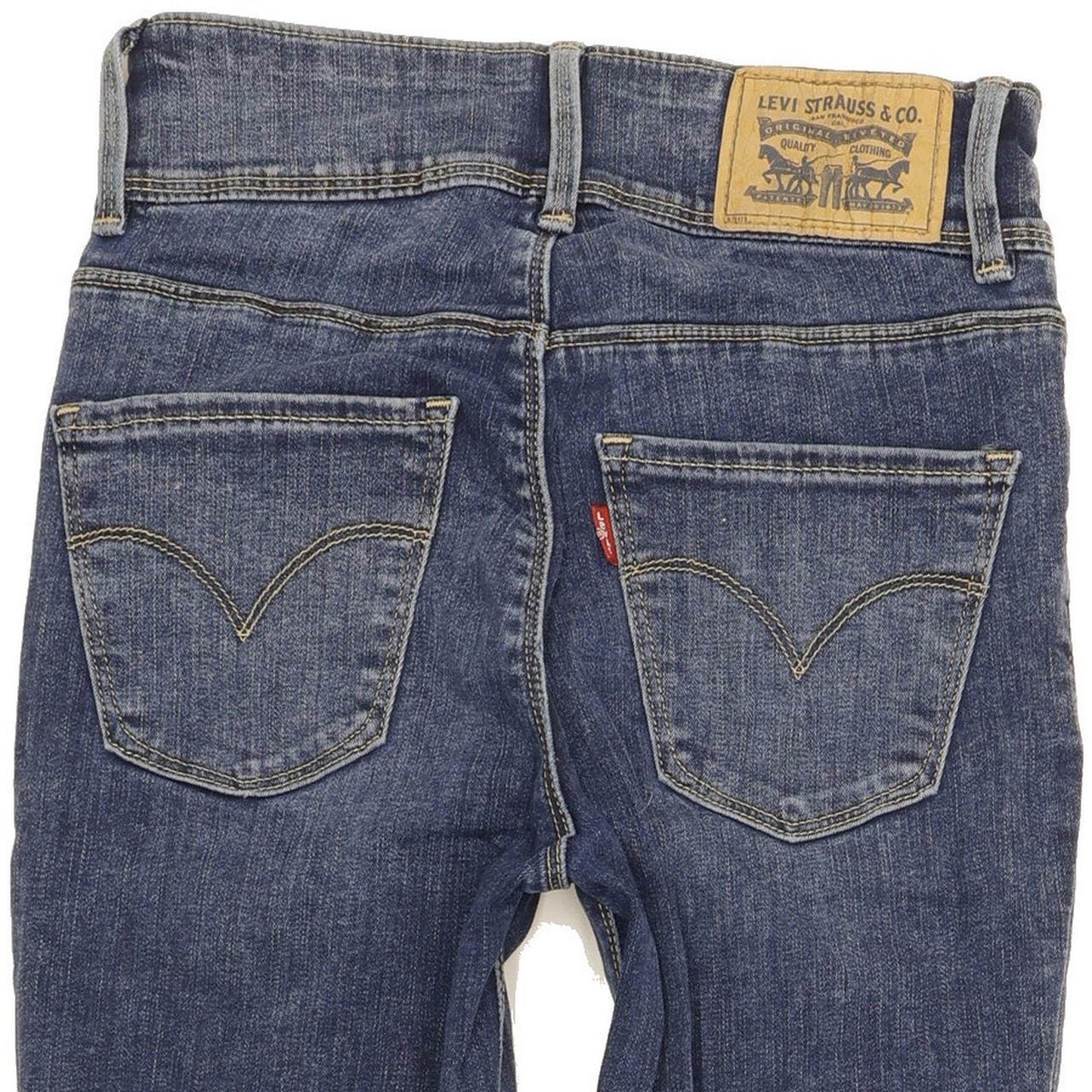 Levi's 721 Women Blue Skinny Slim Stretch Jeans W27 L25