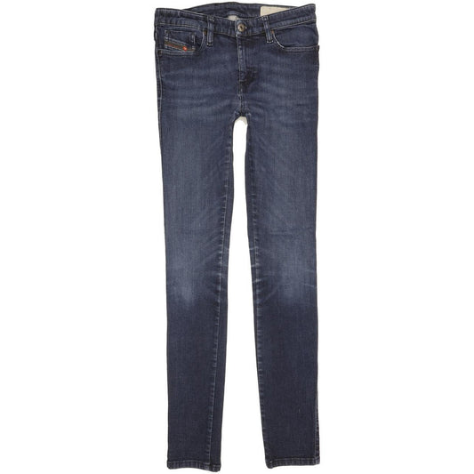 Diesel Skinzee 0843F Women Blue Skinny Slim Stretch Jeans W28 L31