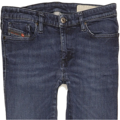 Diesel Skinzee 0843F Women Blue Skinny Slim Stretch Jeans W28 L31