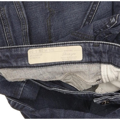 Diesel Skinzee 0843F Women Blue Skinny Slim Stretch Jeans W28 L31