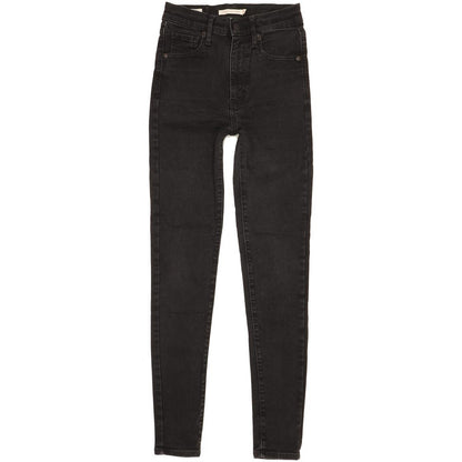 Levi's Mile Women Black Skinny Slim Stretch Jeans W25 L30