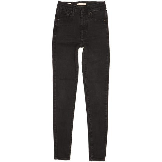Levi's Mile Women Black Skinny Slim Stretch Jeans W25 L30