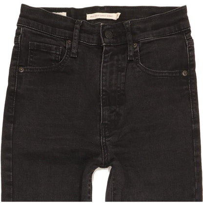 Levi's Mile Women Black Skinny Slim Stretch Jeans W25 L30