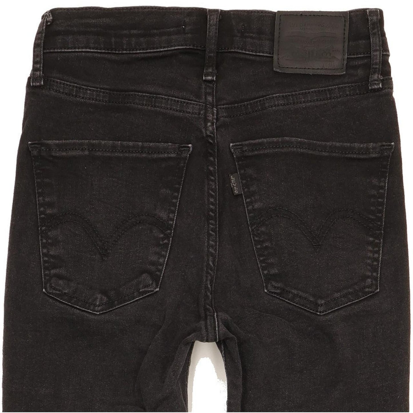 Levi's Mile Women Black Skinny Slim Stretch Jeans W25 L30