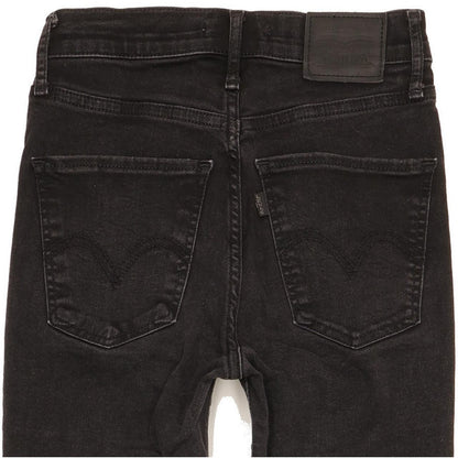 Levi's Mile Women Black Skinny Slim Stretch Jeans W25 L30