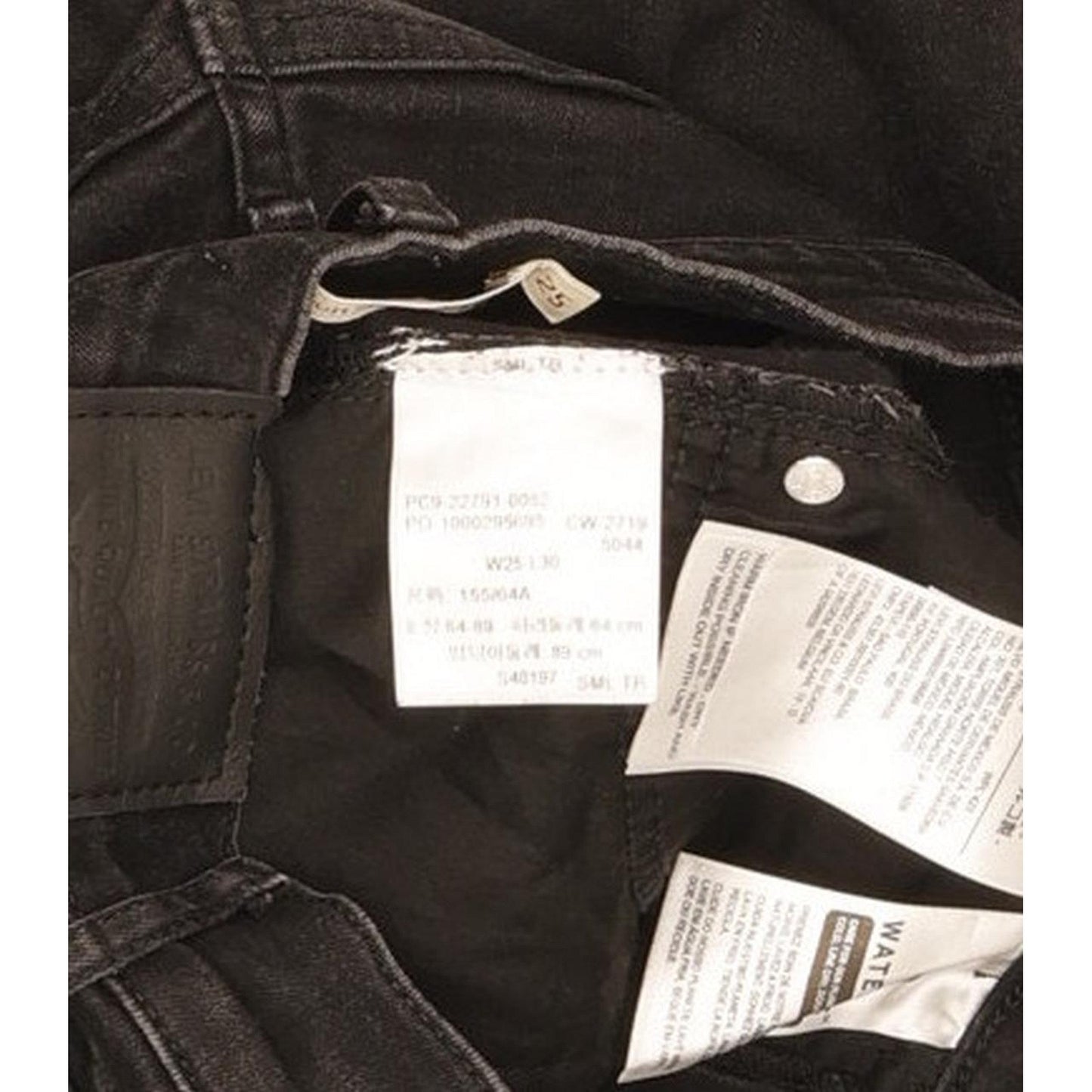 Levi's Mile Women Black Skinny Slim Stretch Jeans W25 L30