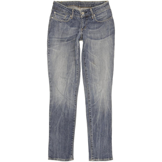 Levi's Bold Curve Women Blue Skinny Slim Stretch Jeans W28 L30