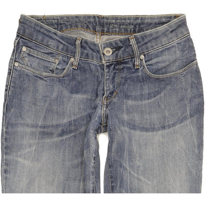 Levi's Bold Curve Women Blue Skinny Slim Stretch Jeans W28 L30