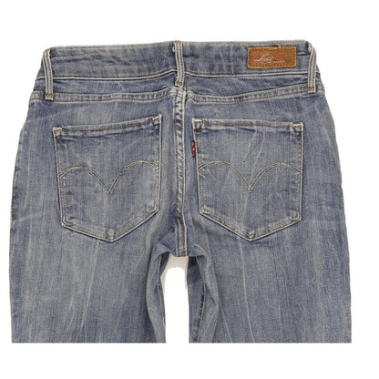 Levi's Bold Curve Women Blue Skinny Slim Stretch Jeans W28 L30