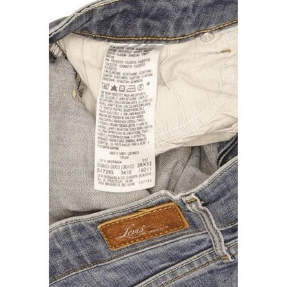 Levi's Bold Curve Women Blue Skinny Slim Stretch Jeans W28 L30