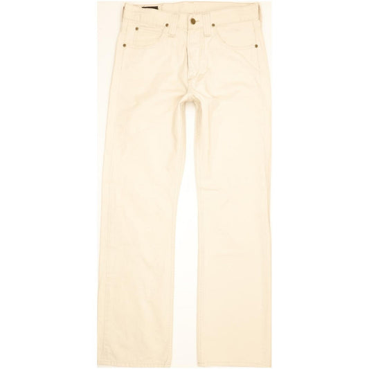 Lee Nash Men Beige Straight Regular Jeans W30 L32