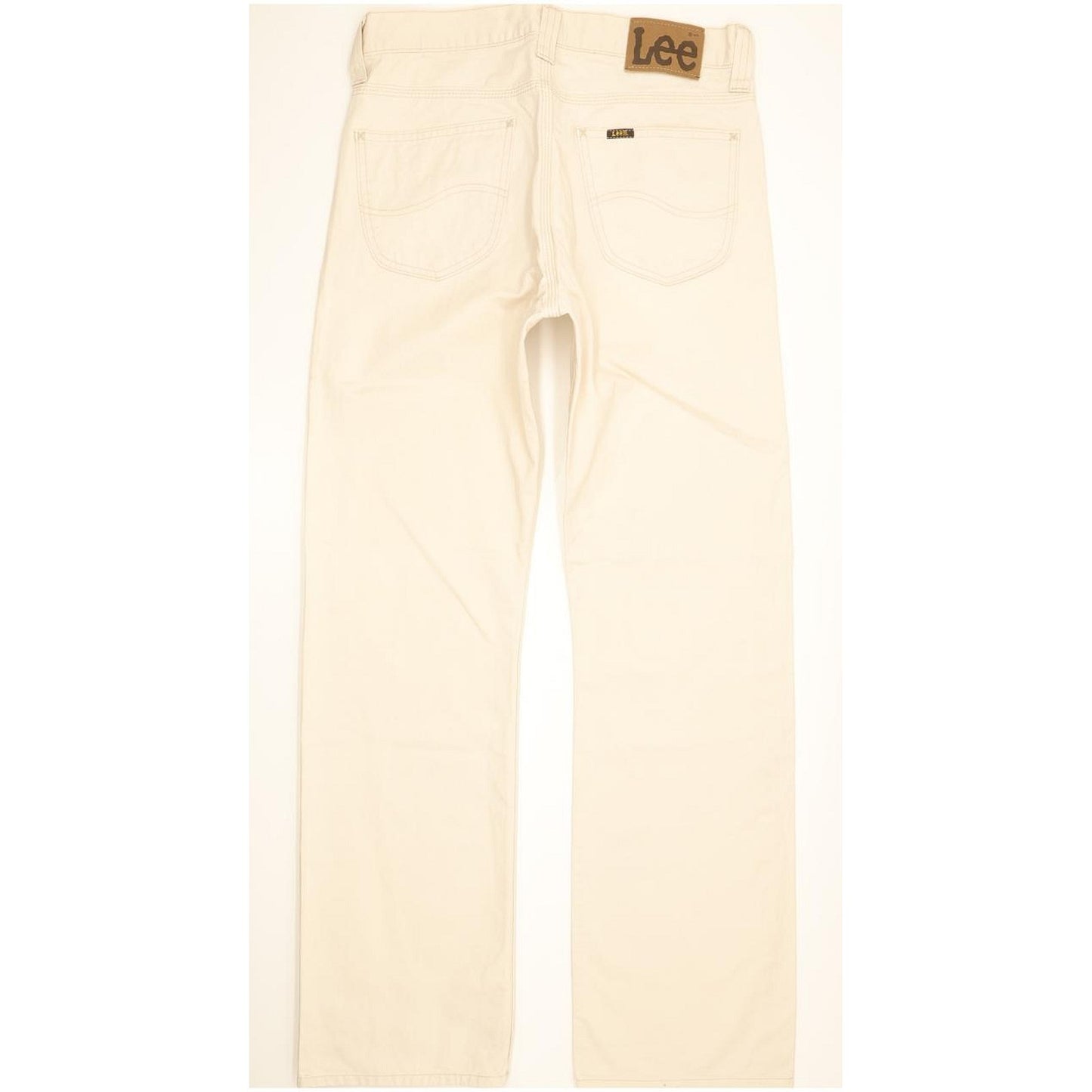Lee Nash Men Beige Straight Regular Jeans W30 L32