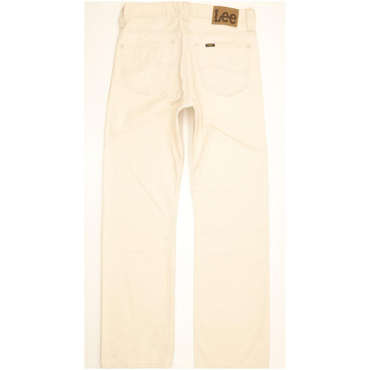 Lee Nash Men Beige Straight Regular Jeans W30 L32