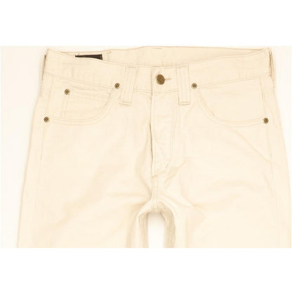 Lee Nash Men Beige Straight Regular Jeans W30 L32