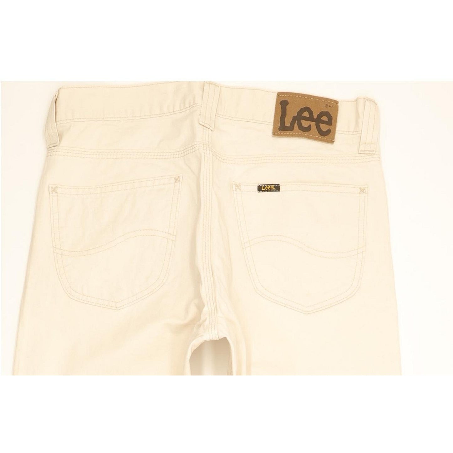 Lee Nash Men Beige Straight Regular Jeans W30 L32