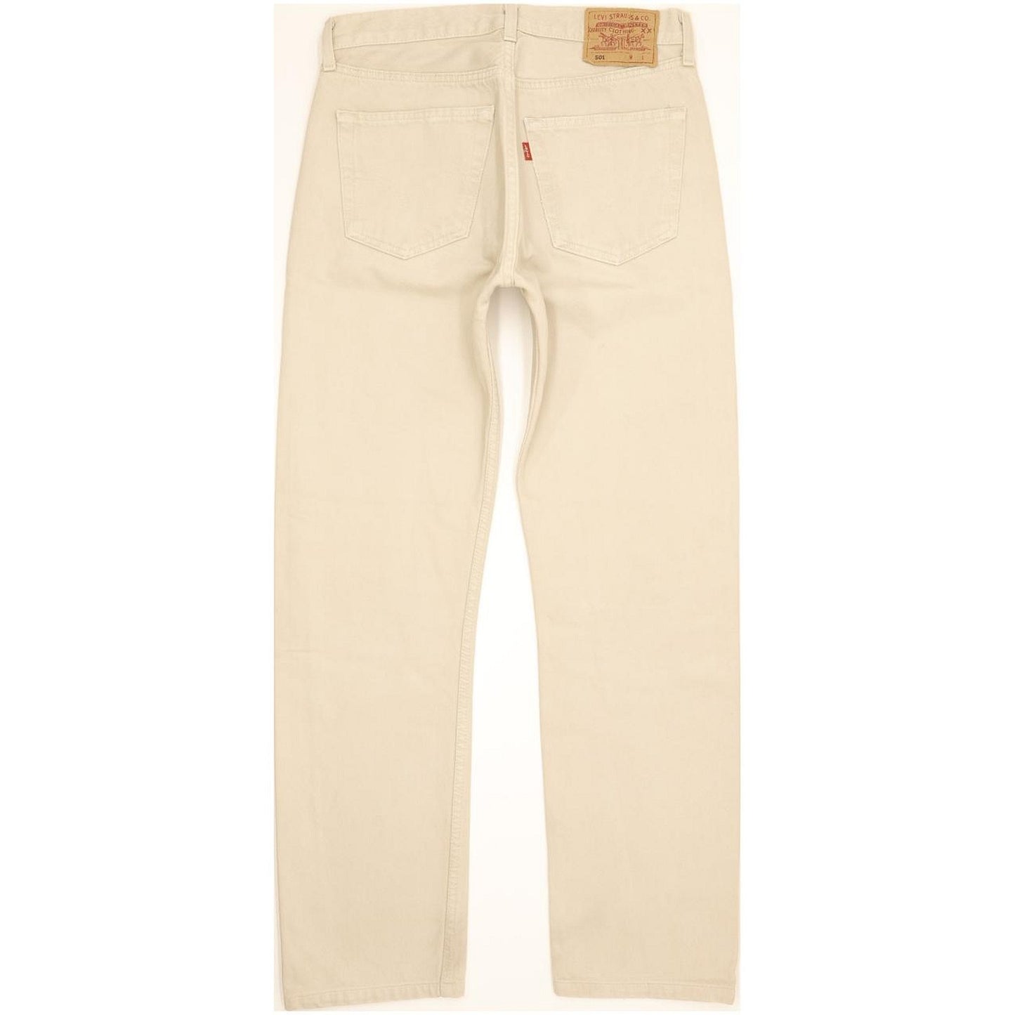 Levi's 501 Men Beige Straight Regular Jeans W31 L31