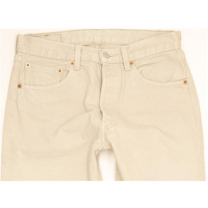 Levi's 501 Men Beige Straight Regular Jeans W31 L31