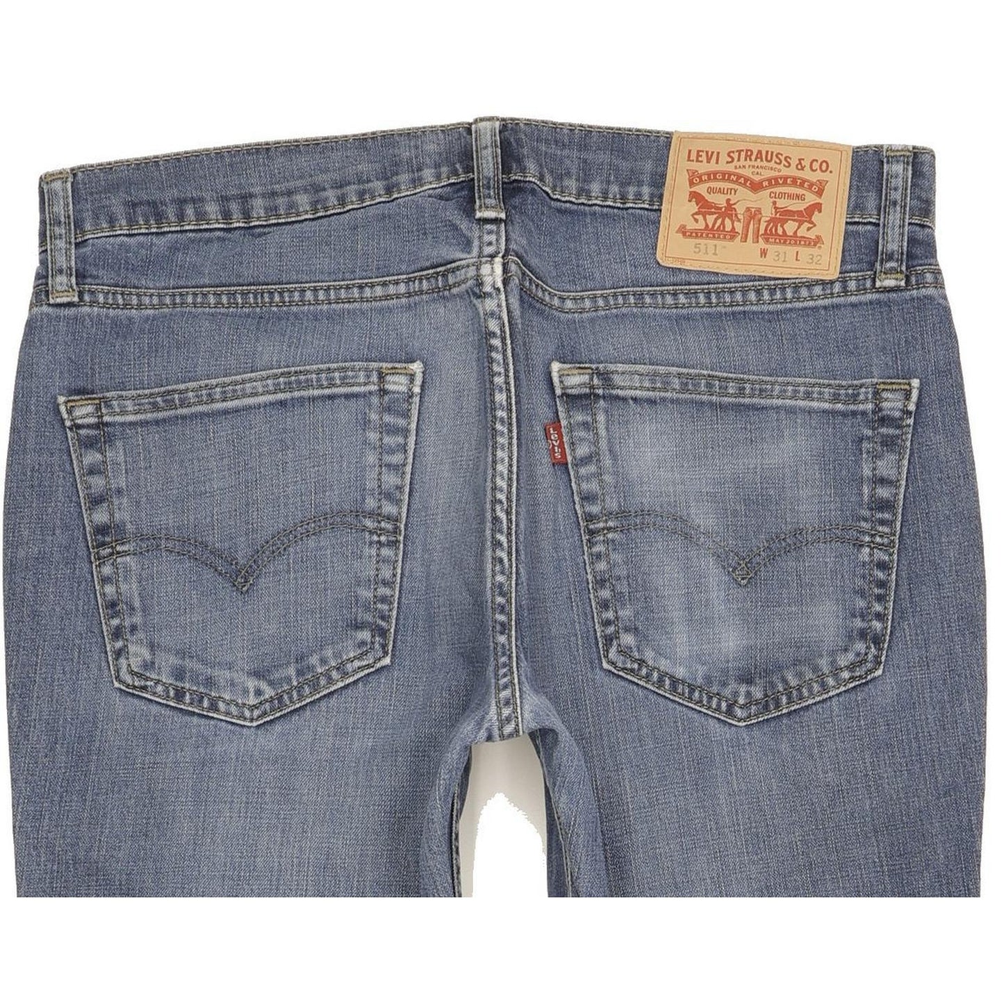 Levi's 511 Men Blue Straight Slim Stretch Jeans W31 L31