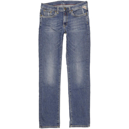 Replay Men Blue Straight Slim Stretch Jeans W30 L32