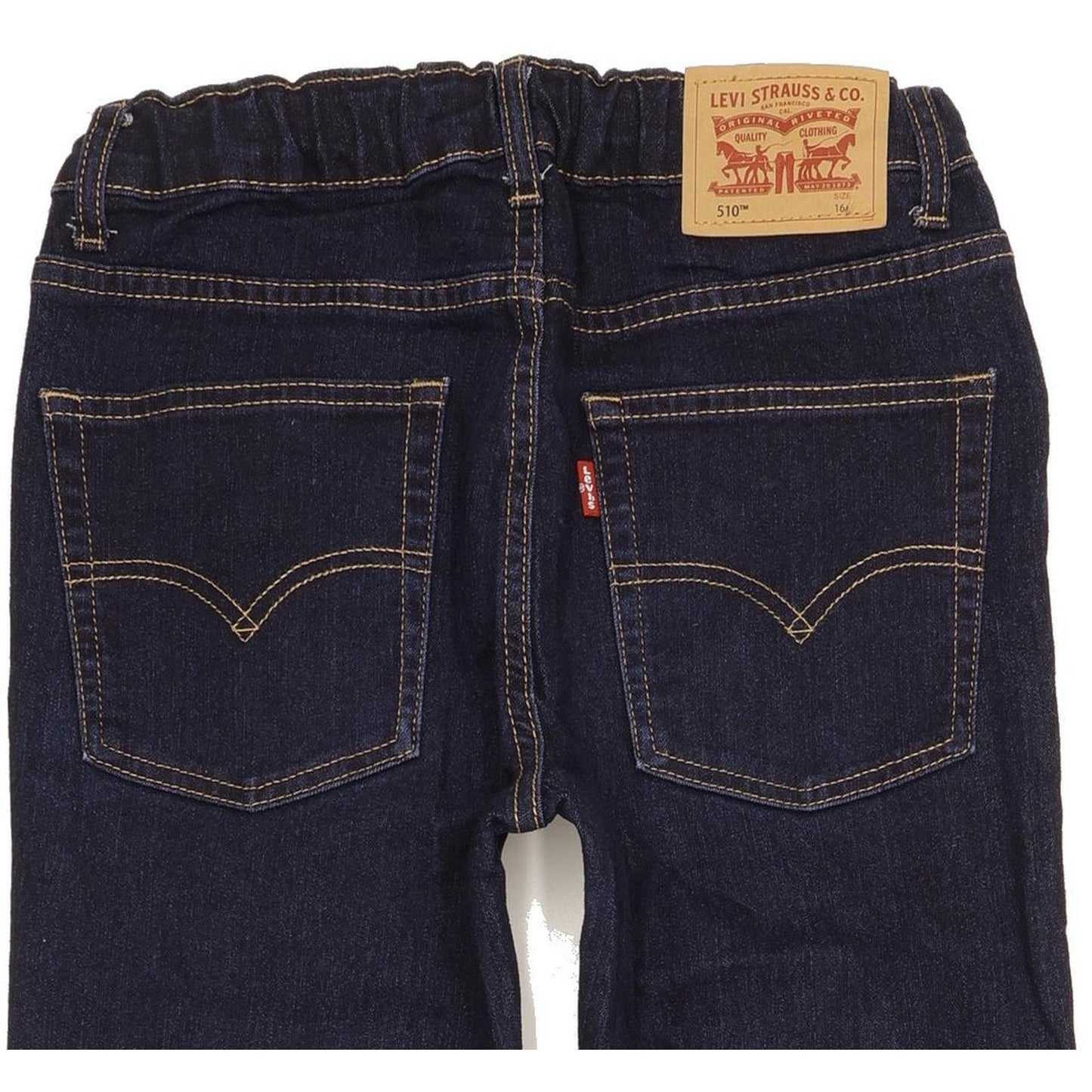 Levi's 510 Kids Navy Skinny Slim Stretch Jeans W26 L31