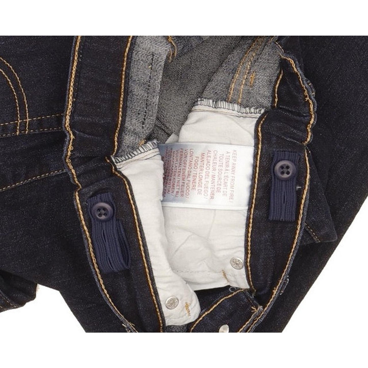 Levi's 510 Kids Navy Skinny Slim Stretch Jeans W26 L31