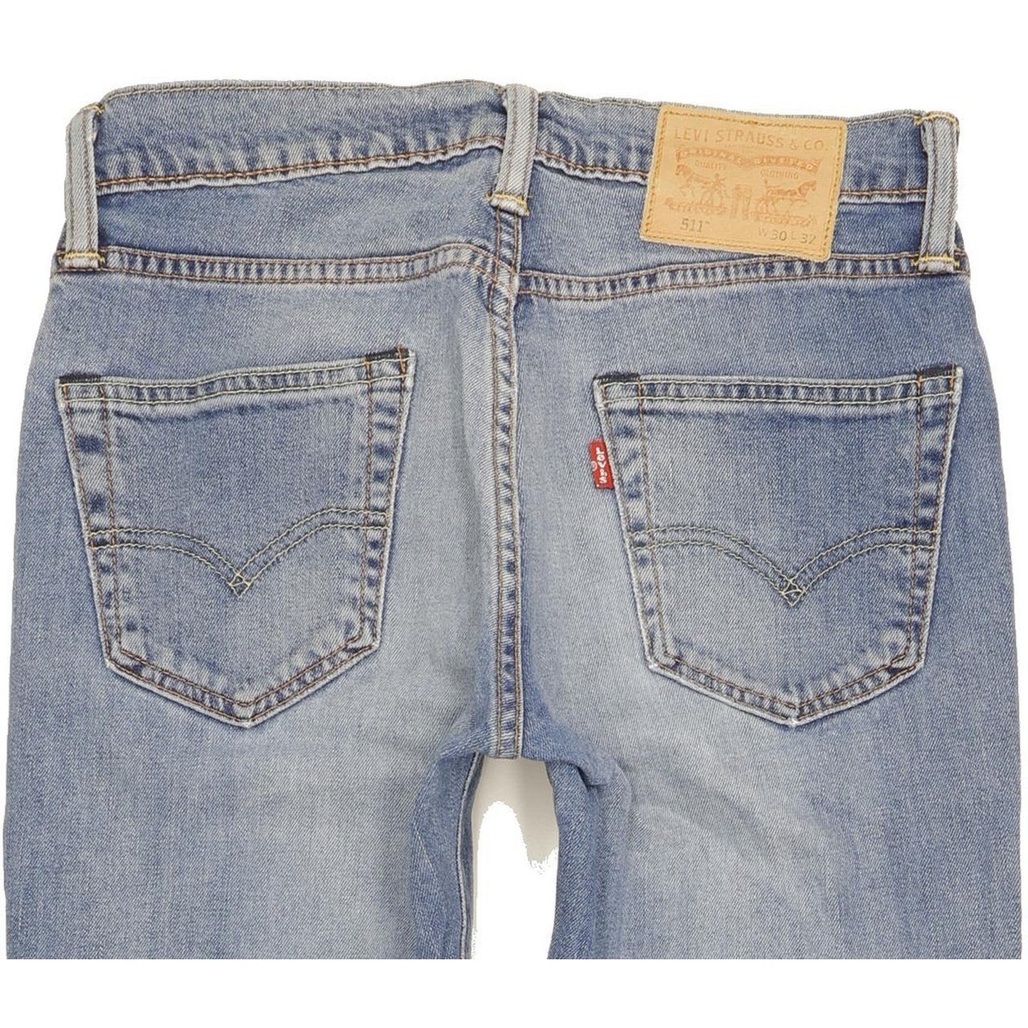 Levi's 511 Men Blue Straight Slim Stretch Jeans W30 L31