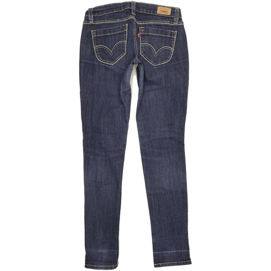 Levi's 524 Women Blue Skinny Slim Stretch Jeans W28 L31