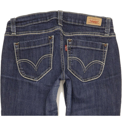Levi's 524 Women Blue Skinny Slim Stretch Jeans W28 L31