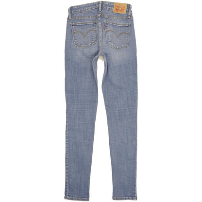 Levi's 711 Women Blue Skinny Slim Stretch Jeans W25 L30