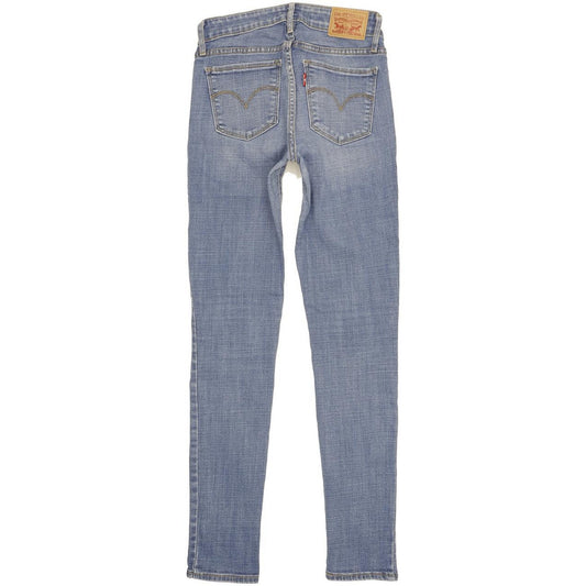 Levi's 711 Women Blue Skinny Slim Stretch Jeans W25 L30