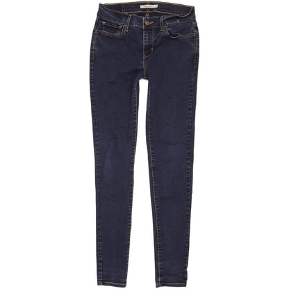 Levi's 710 Super Women Blue Skinny Slim Stretch Jeans W29 L31