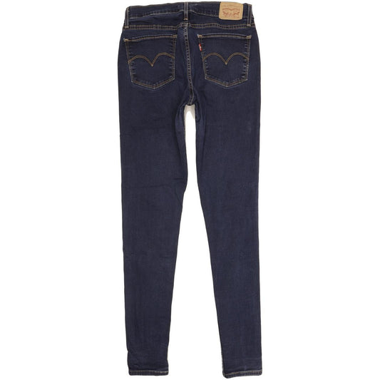 Levi's 710 Super Women Blue Skinny Slim Stretch Jeans W29 L31