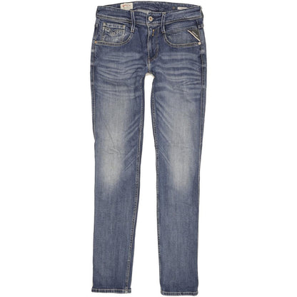 Replay Anbass Men Blue Skinny Slim Stretch Jeans W29 L33