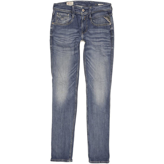 Replay Anbass Men Blue Skinny Slim Stretch Jeans W29 L33