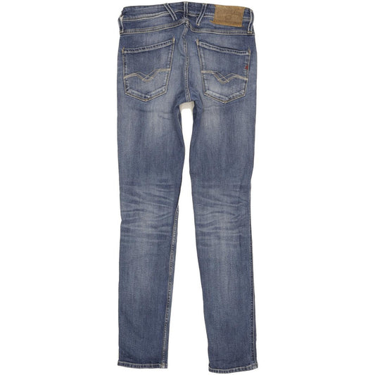 Replay Anbass Men Blue Skinny Slim Stretch Jeans W29 L33